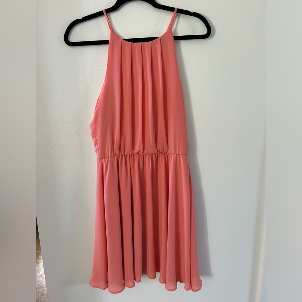 Coral dress